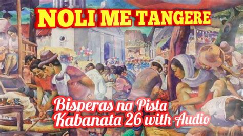 bisperas ng pista noli me tangere